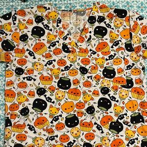 Scrub Top - Halloween Theme